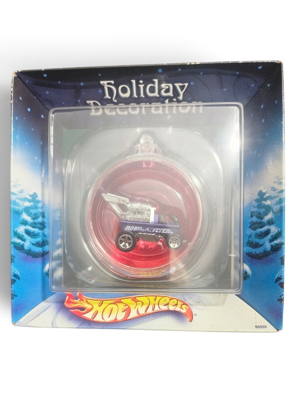 Mattel Hot Wheels Radio Flyer Holiday Ornament Vintage Die-Cast Collectible